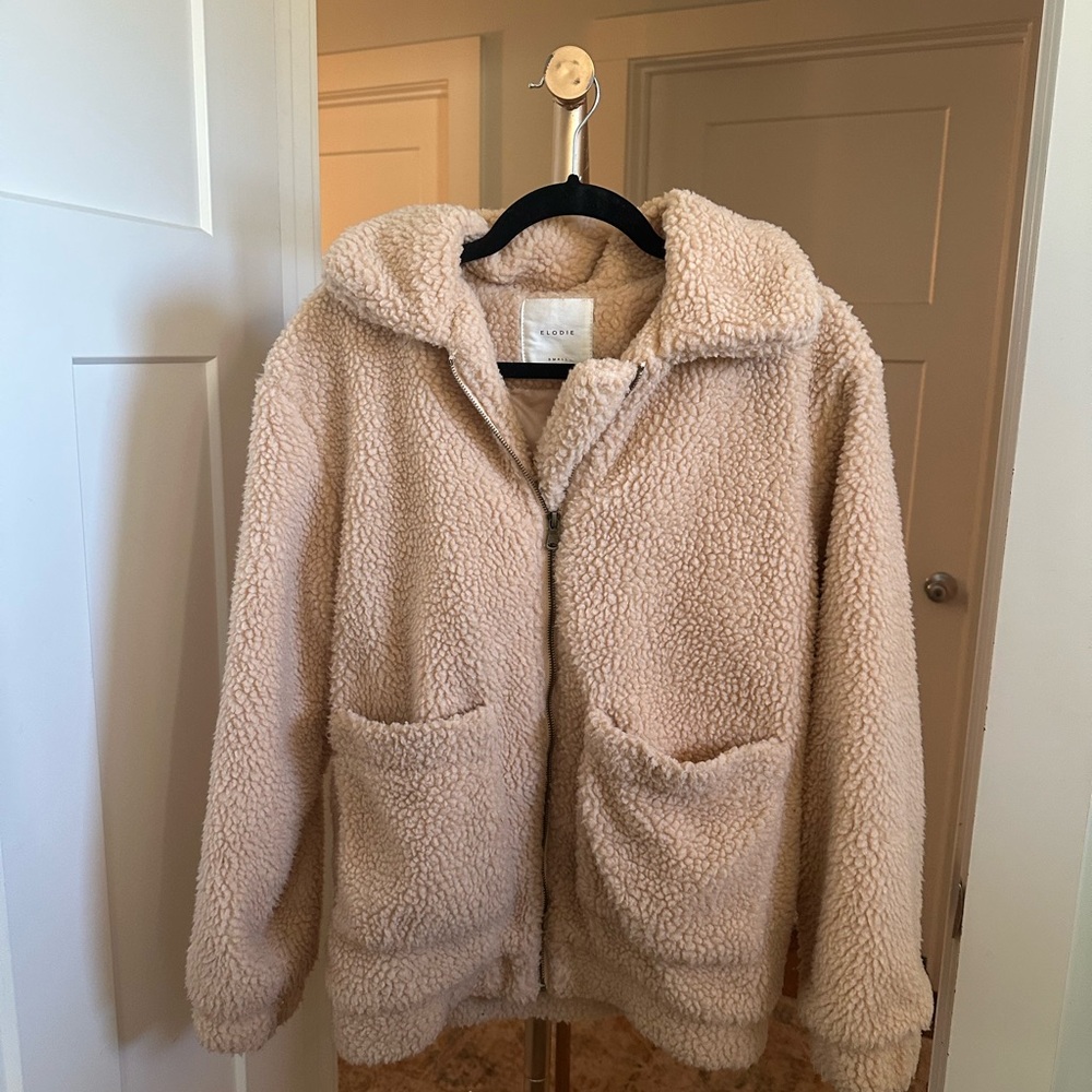 Elodie Cream Teddy Jacket